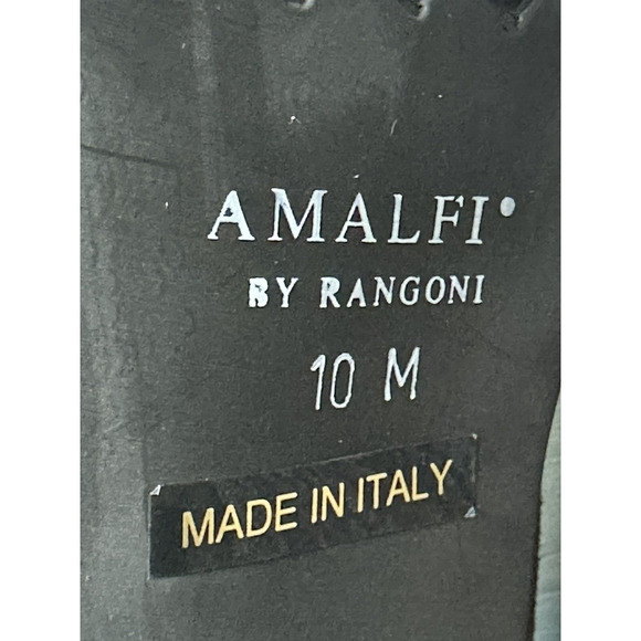 Amalfi By Rangoni Women’s Brown Suede Heels Pump Size 10M Made In Italy - Picture 6 of 16